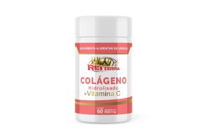 Colágeno Hidrolisado + Vitamina C - 60 Cáps. 500mg