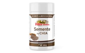  Semente de Chia - 60 Cáps. 500mg